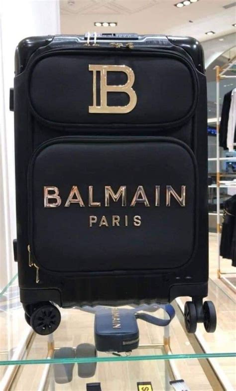 balmain luggage bag price